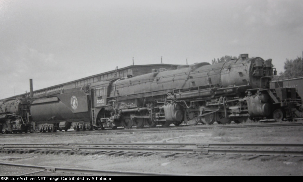 Great Northern 2-8-8-2 Minot ND 1954.